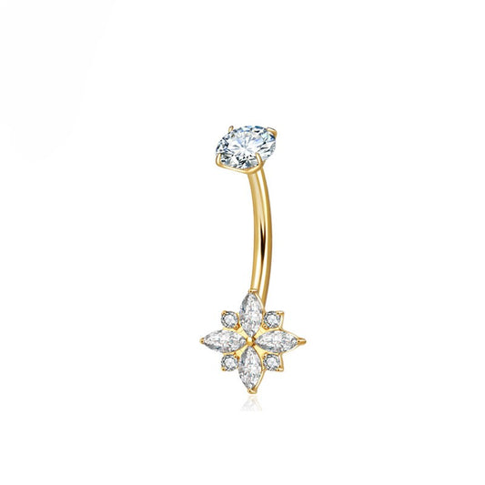 Rose Belly Ring